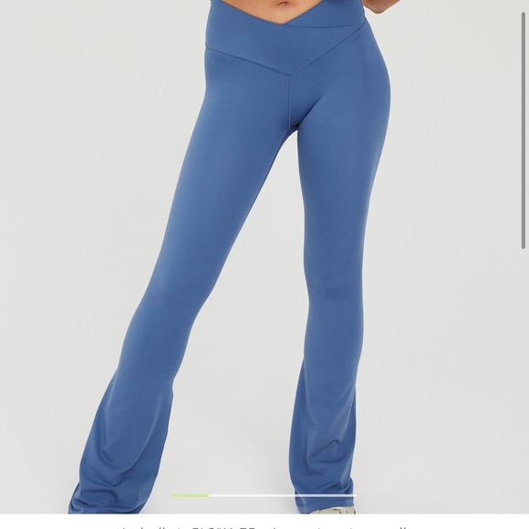 aerie Pants & Jumpsuits Red Aerie Crossover Flare Yoga Pants Poshmark